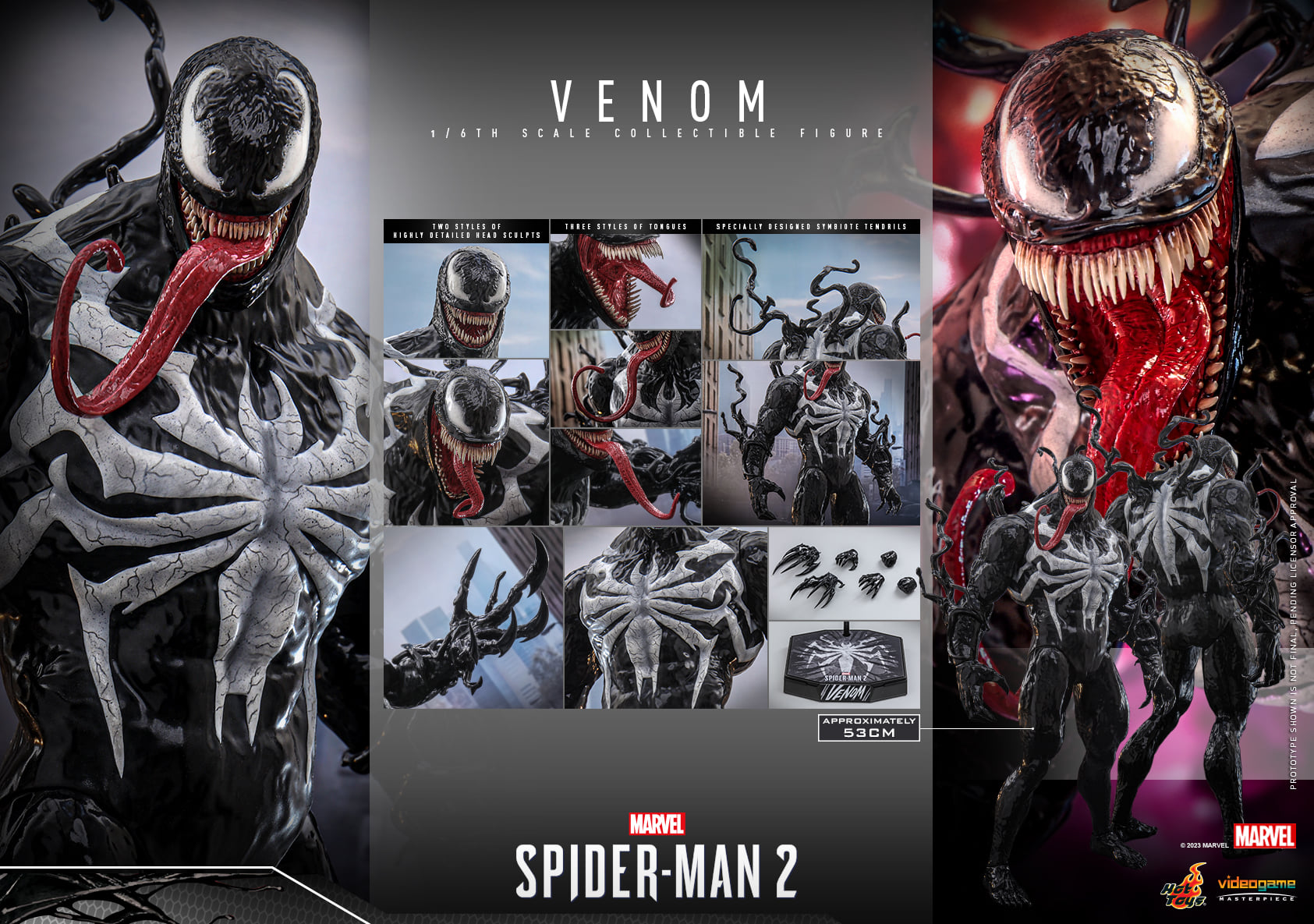Foto 3 pulgar | Venom 1/6 Marvel's Spider-man 2 Hot Toys