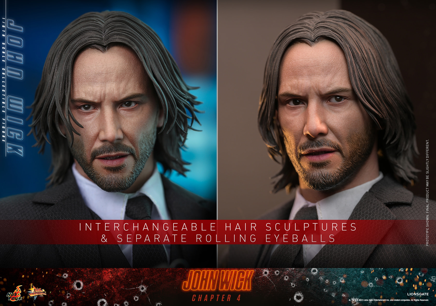 Foto 6 pulgar | John Wick 1/6 John Wick Chapter 4 Hot Toys