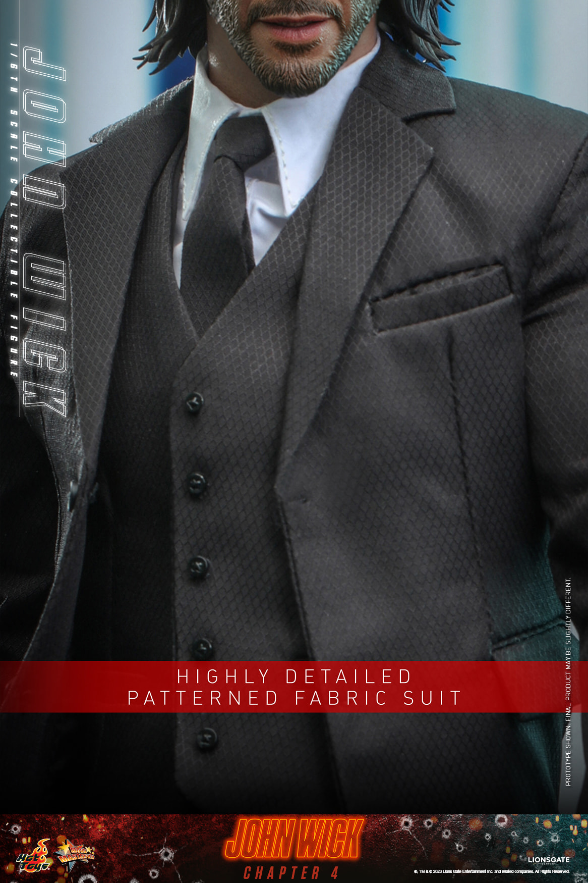 Foto 9 pulgar | John Wick 1/6 John Wick Chapter 4 Hot Toys