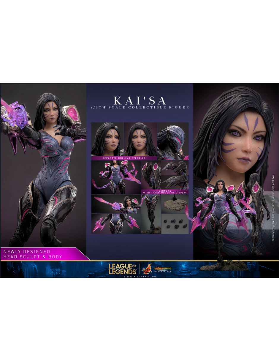 Foto 3 pulgar | Kai'sa 1/6 League Of Legends Lol Hot Toys