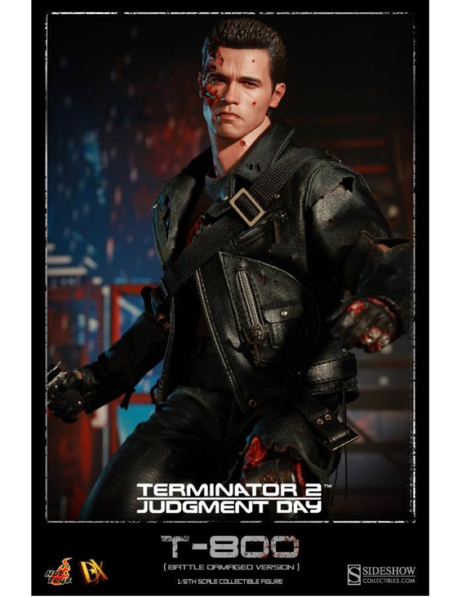 Foto 4 pulgar | T-800 Battle Damaged 1/6 Terminator Judgment Day Hot Toys