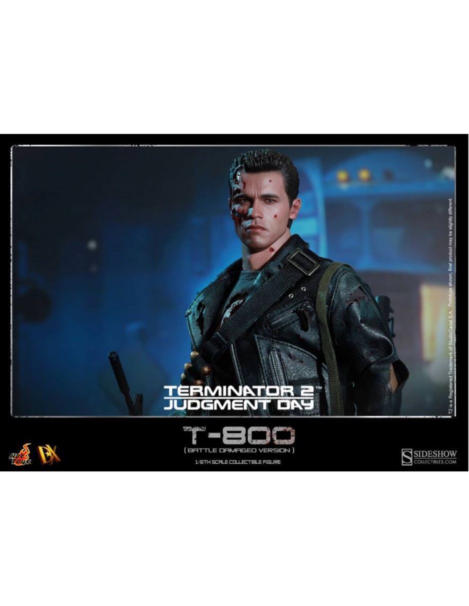 Foto 4 | T-800 Battle Damaged 1/6 Terminator Judgment Day Hot Toys