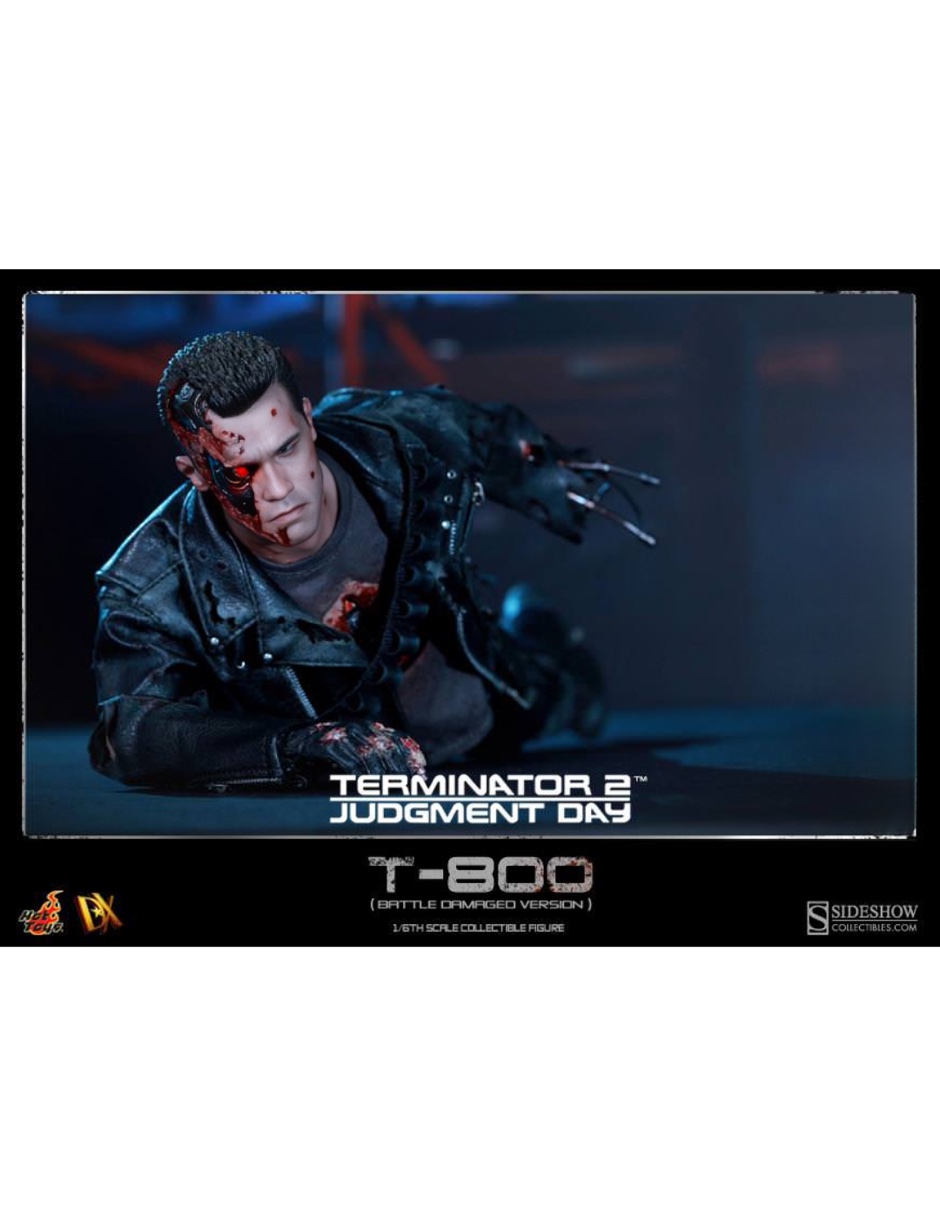 Foto 6 pulgar | T-800 Battle Damaged 1/6 Terminator Judgment Day Hot Toys