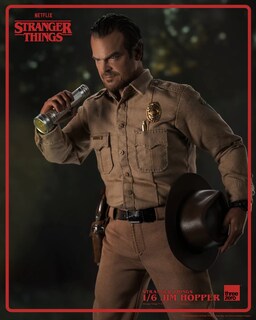 Foto 7 | Jim Hopper Temporada 1 1/6 Stranger Things Threezero