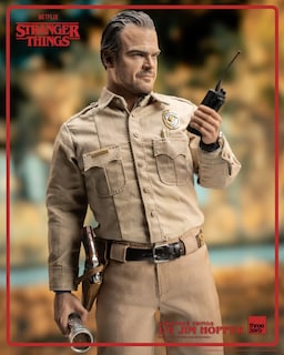 Foto 8 | Jim Hopper Temporada 1 1/6 Stranger Things Threezero