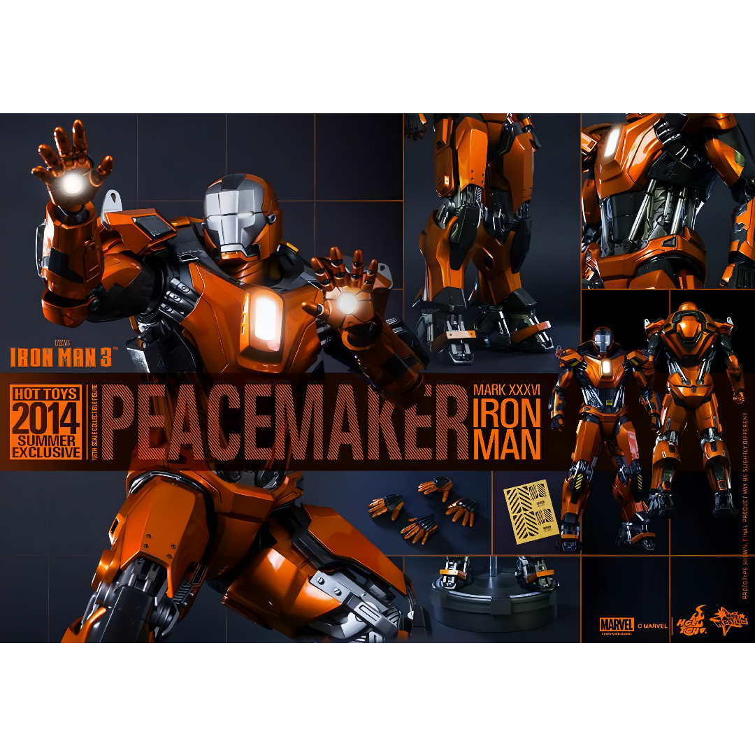Foto 2 | Iron Man Mark Xxxvi 1/6 Peacemaker Armor Marvel Hot Toys