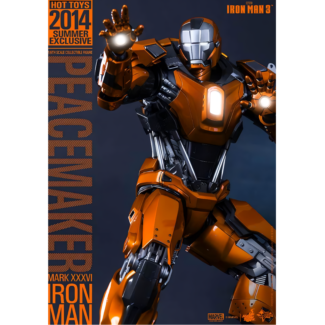 Foto 7 pulgar | Iron Man Mark Xxxvi 1/6 Peacemaker Armor Marvel Hot Toys