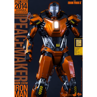 Foto 8 | Iron Man Mark Xxxvi 1/6 Peacemaker Armor Marvel Hot Toys