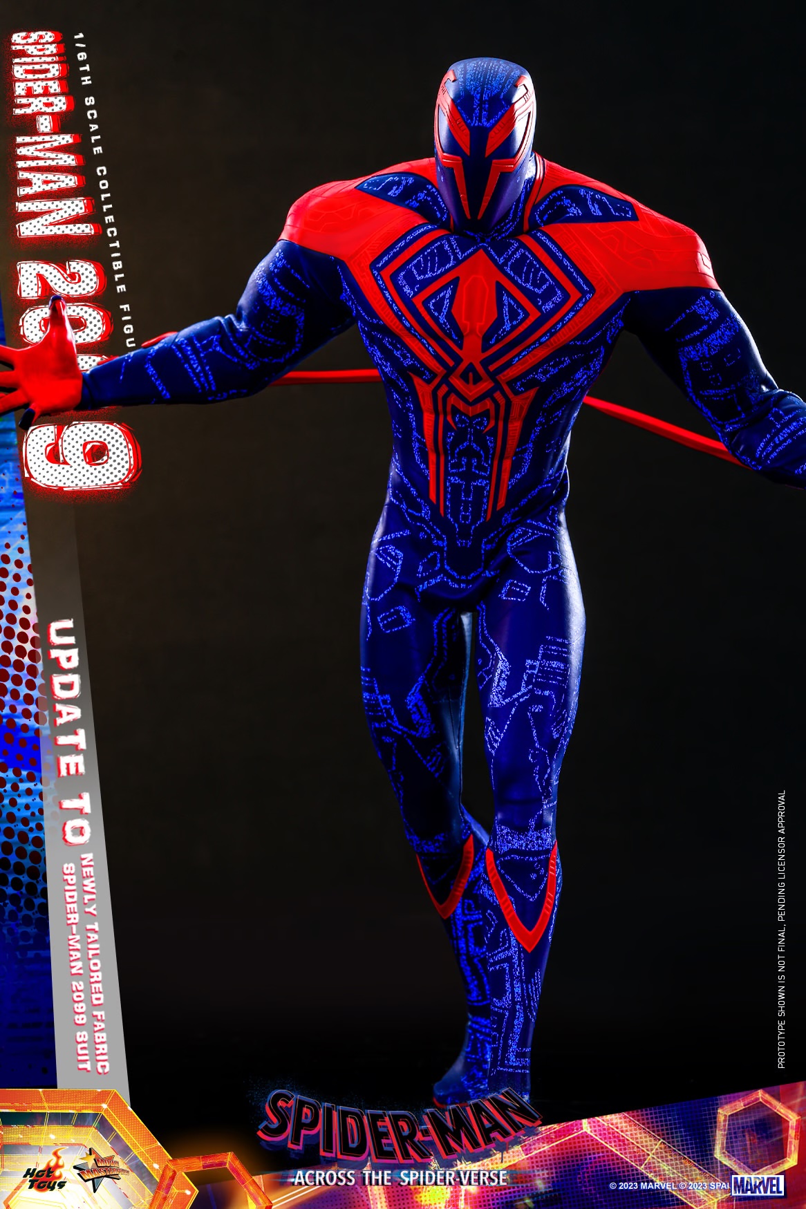Foto 5 pulgar | Figura Spider-Man 2099 1/6 Marvel