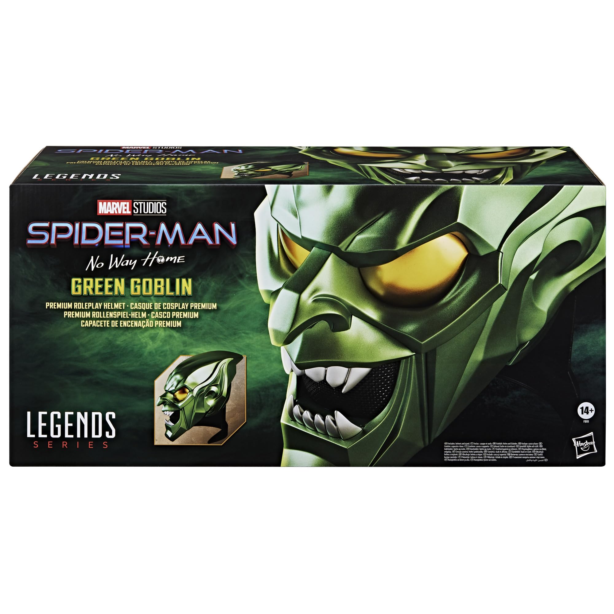 Foto 4 pulgar | Casco De Rol Marvel Legends Green Goblin Spider-man - Venta Internacional.