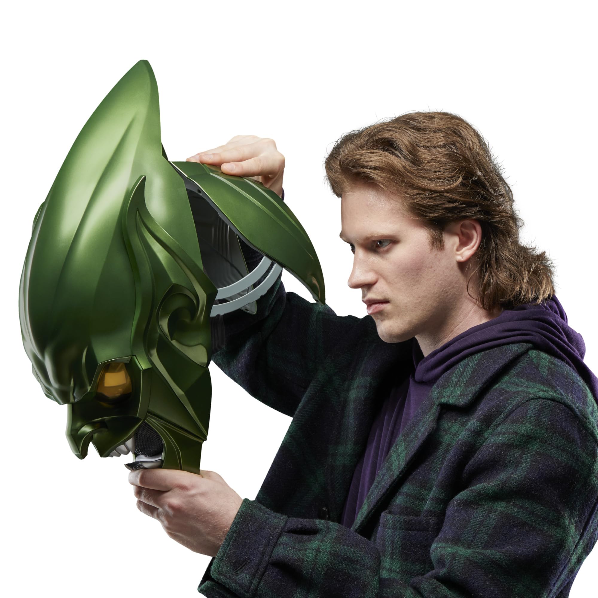 Foto 5 | Casco De Rol Marvel Legends Green Goblin Spider-man - Venta Internacional.