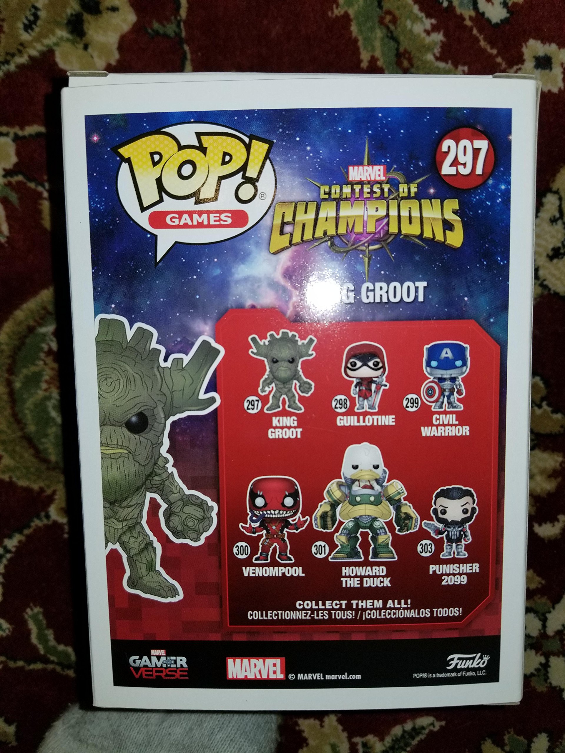 Foto 3 pulgar | Figura Funko Pop Marvel Contest Of Champions King Groot - Venta Internacional.