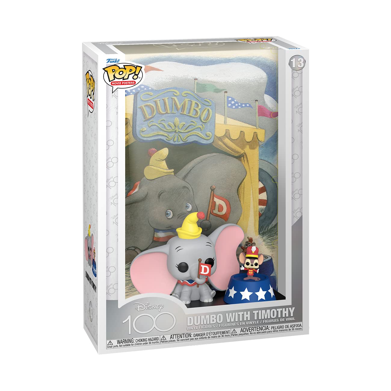 Foto 3 pulgar | ¡funko Pop! Póster De La Película Disney 100 Dumbo Con Timothy - Venta Internacional.