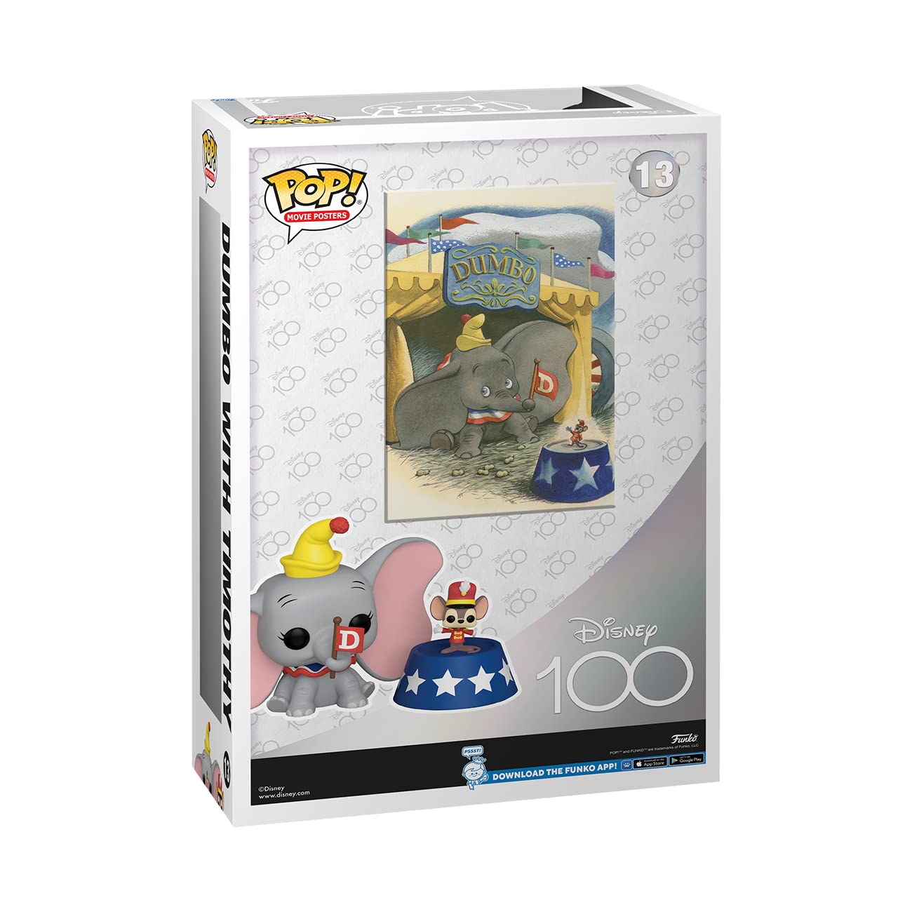 Foto 4 pulgar | ¡funko Pop! Póster De La Película Disney 100 Dumbo Con Timothy - Venta Internacional.