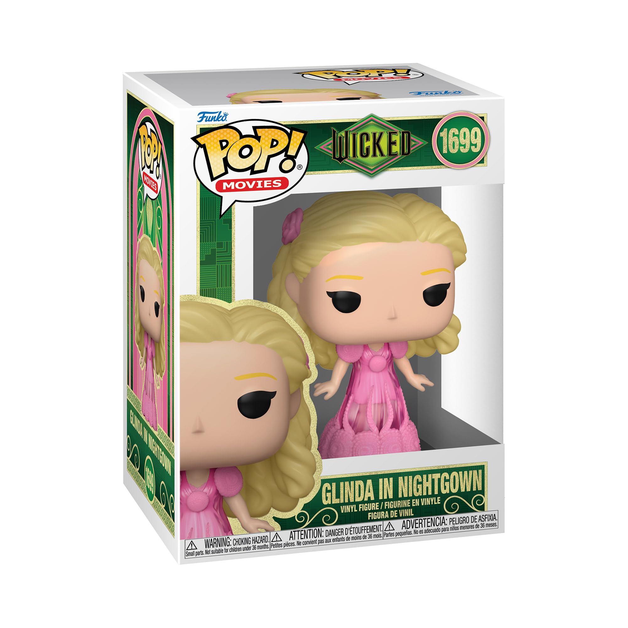 Figura De Vinilo Funko Pop Movies Glinda In Nightgown Wicked - Venta Internacional.