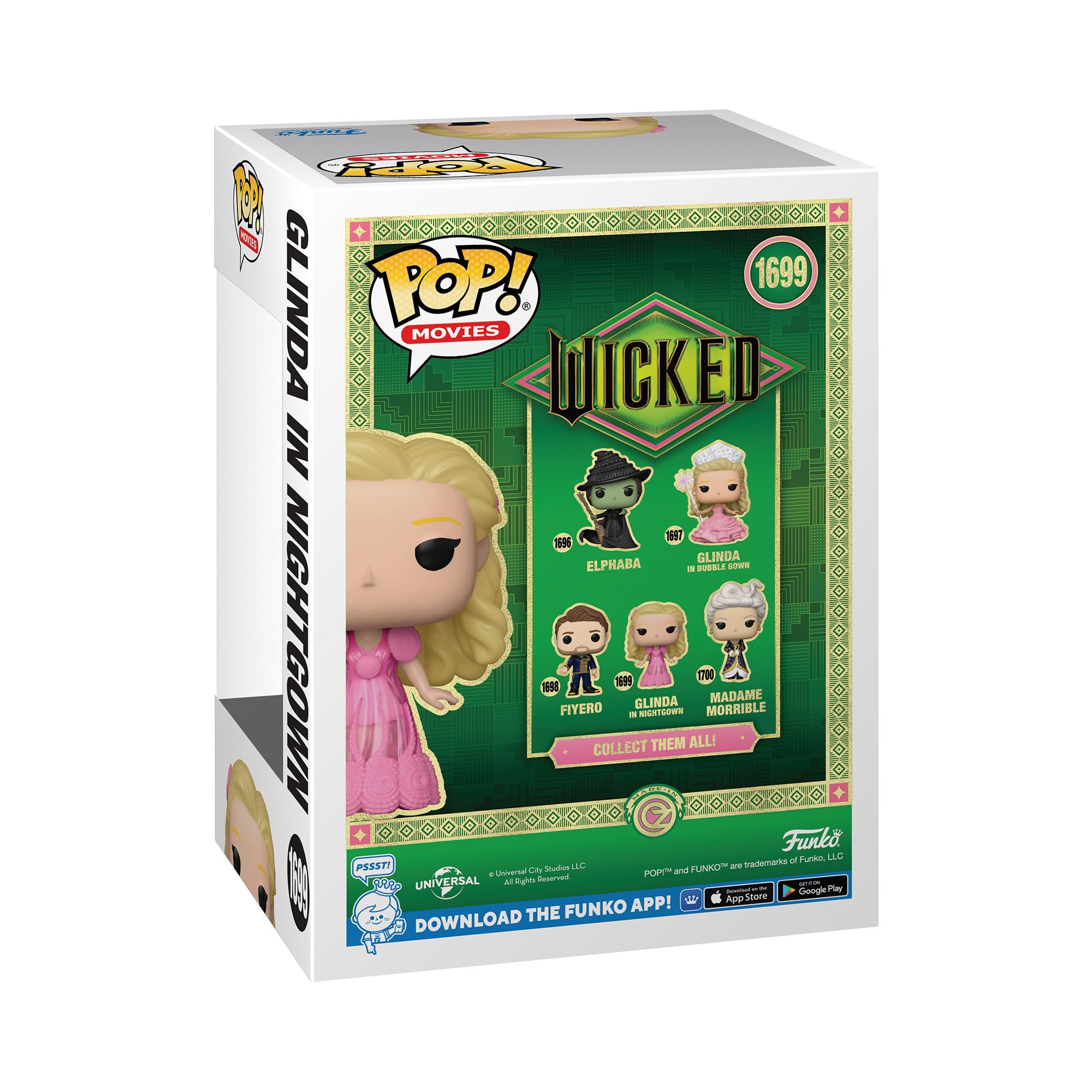 Foto 4 pulgar | Figura De Vinilo Funko Pop Movies Glinda In Nightgown Wicked - Venta Internacional.