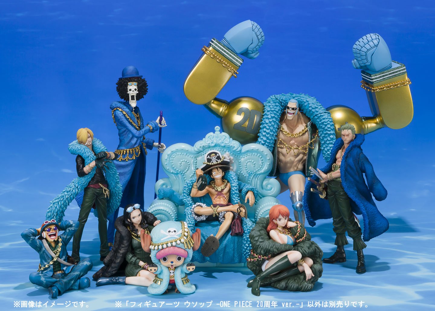 Foto 7 pulgar | Figura Bandai One Piece Usopp Para El 20 Aniversario, Versión 7,5 Cm - Venta Internacional.
