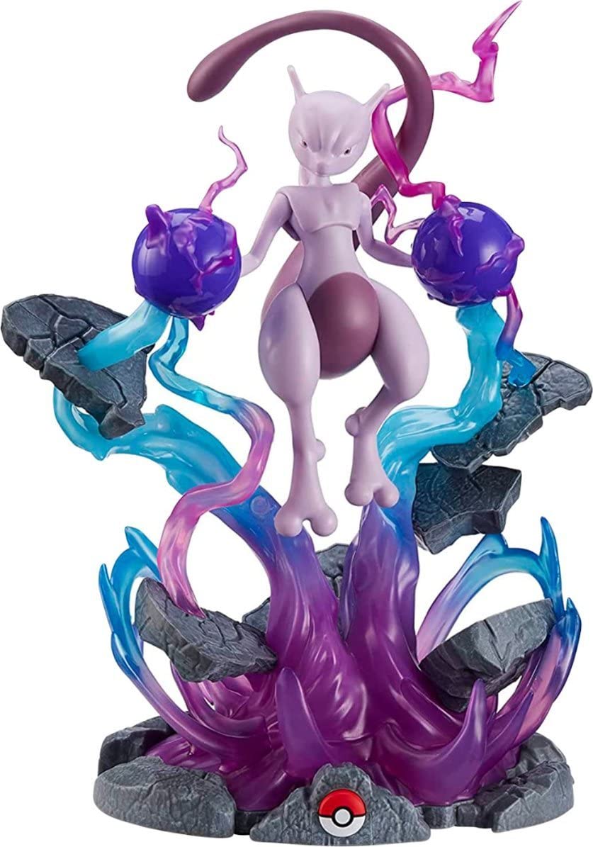 Foto 4 pulgar | Estatua De Coleccionista De Pokémon Mewtwo De Jazwares De 13 Pulgadas Con Luz Led - Venta Internacional.
