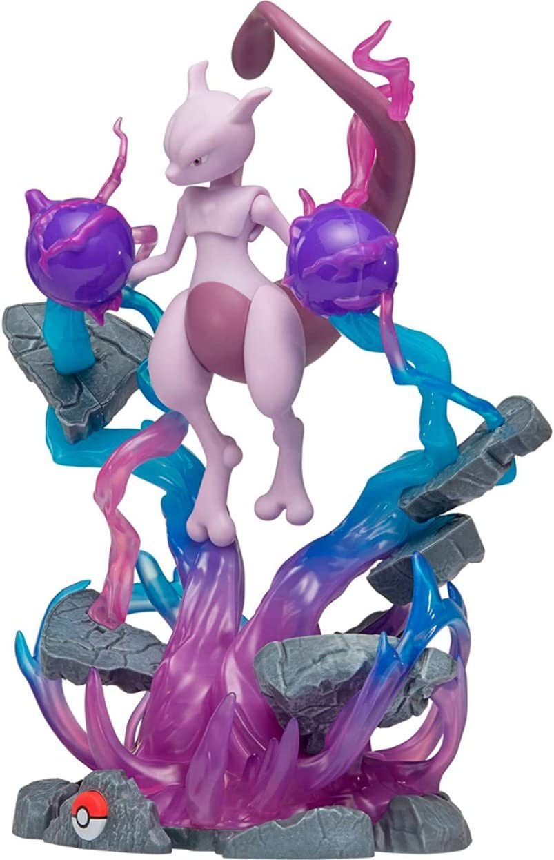 Foto 6 pulgar | Estatua De Coleccionista De Pokémon Mewtwo De Jazwares De 13 Pulgadas Con Luz Led - Venta Internacional.