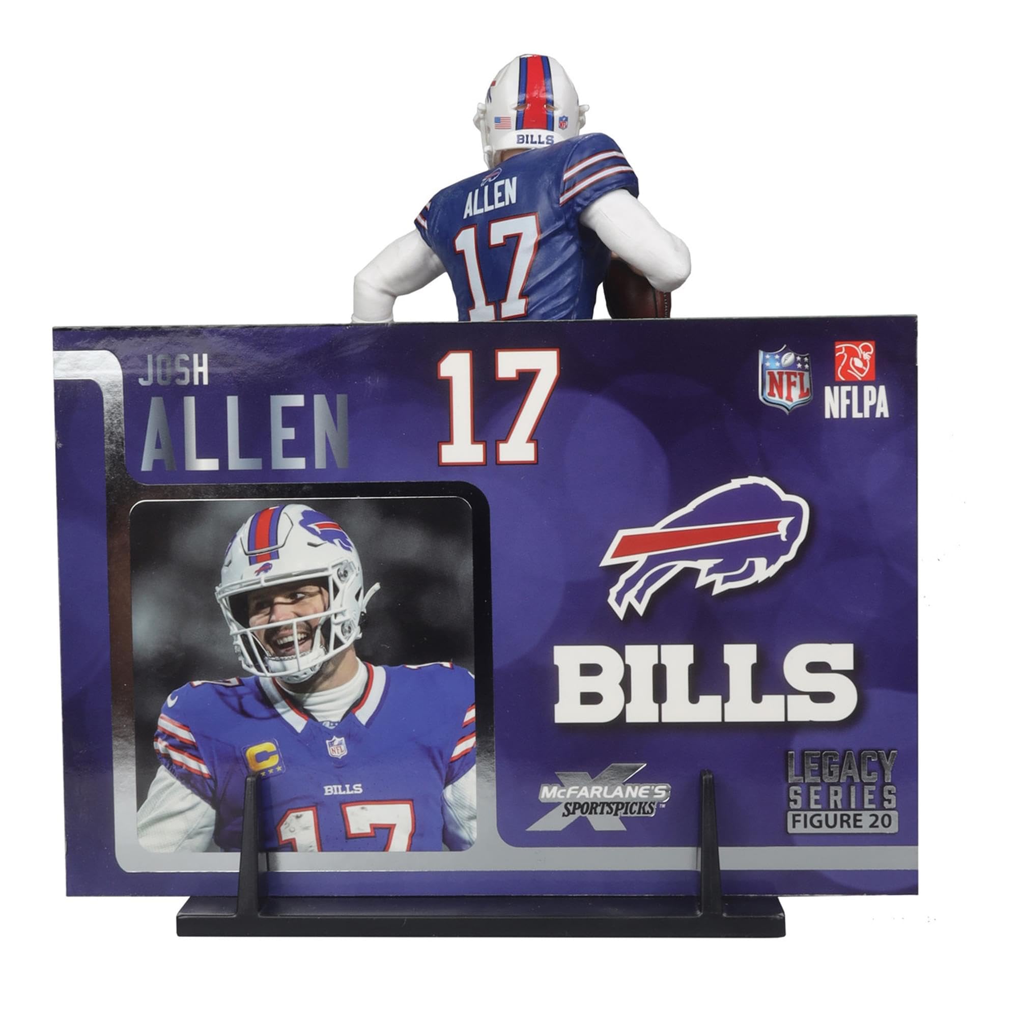 Foto 7 pulgar | Figura De Acción Mcfarlane Josh Allen Buffalo Bills Nfl 7 - Venta Internacional.
