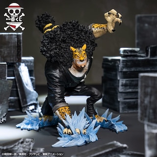 Foto 5 | Estatua Coleccionable De Una Sola Pieza De Bandai Ichibansho De Rob Lucci - Venta Internacional.