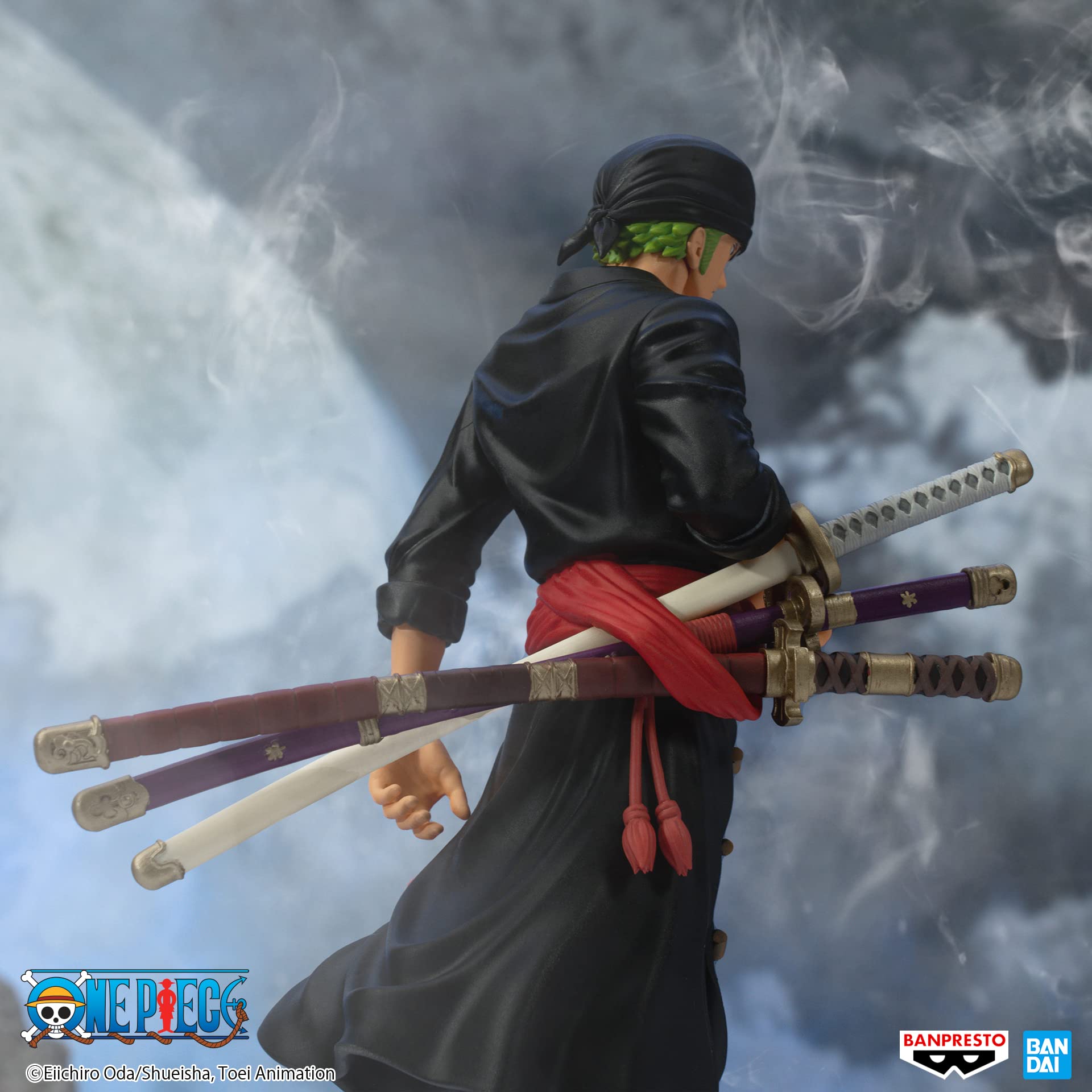 Foto 8 pulgar | Figura Banpresto De Una Sola Pieza Roronoa Zoro The Shukko, 17 Cm - Venta Internacional.