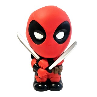 Foto 1 | Banco Figurativo Marvel Deadpool De Pvc De 20 Cm De Altura - Venta Internacional.