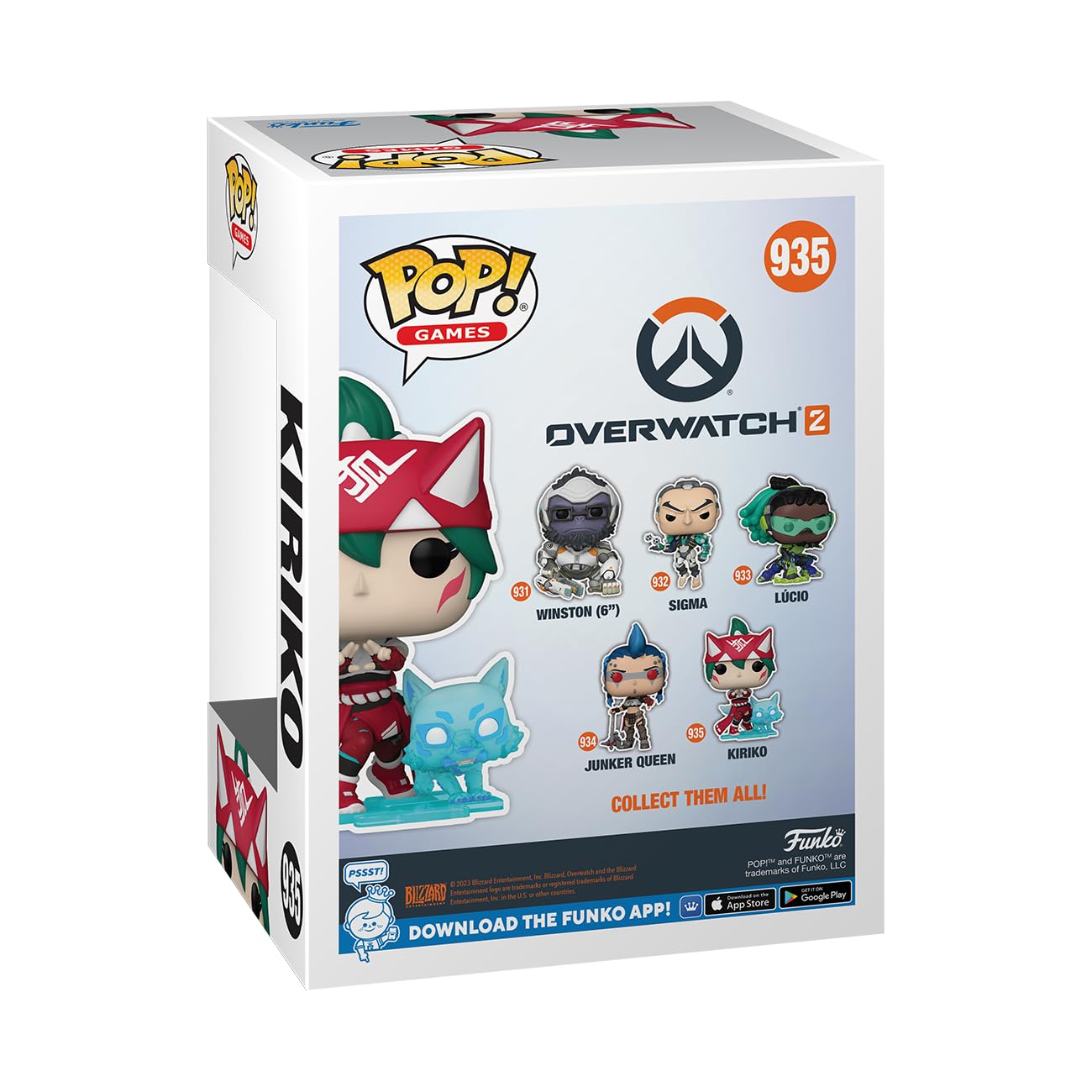 Foto 4 pulgar | Figura De Acción Funko Pop! Juegos Overwatch 2 Kiriko - Venta Internacional.