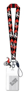 Foto 2 | Cordón Dc Harley Quinn Con Colgante De Pvc Rojo - Venta Internacional.