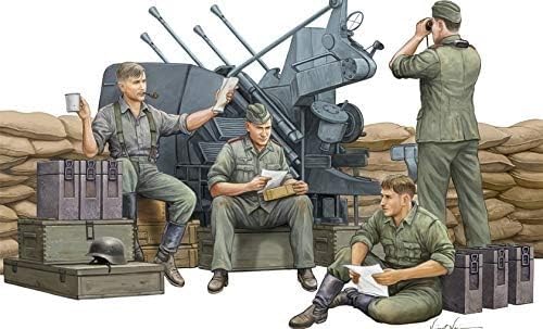 Foto 2 | Maqueta Trumpeter, Cañón Antiaéreo Alemán Crew, Escala 1/35 - Venta Internacional.