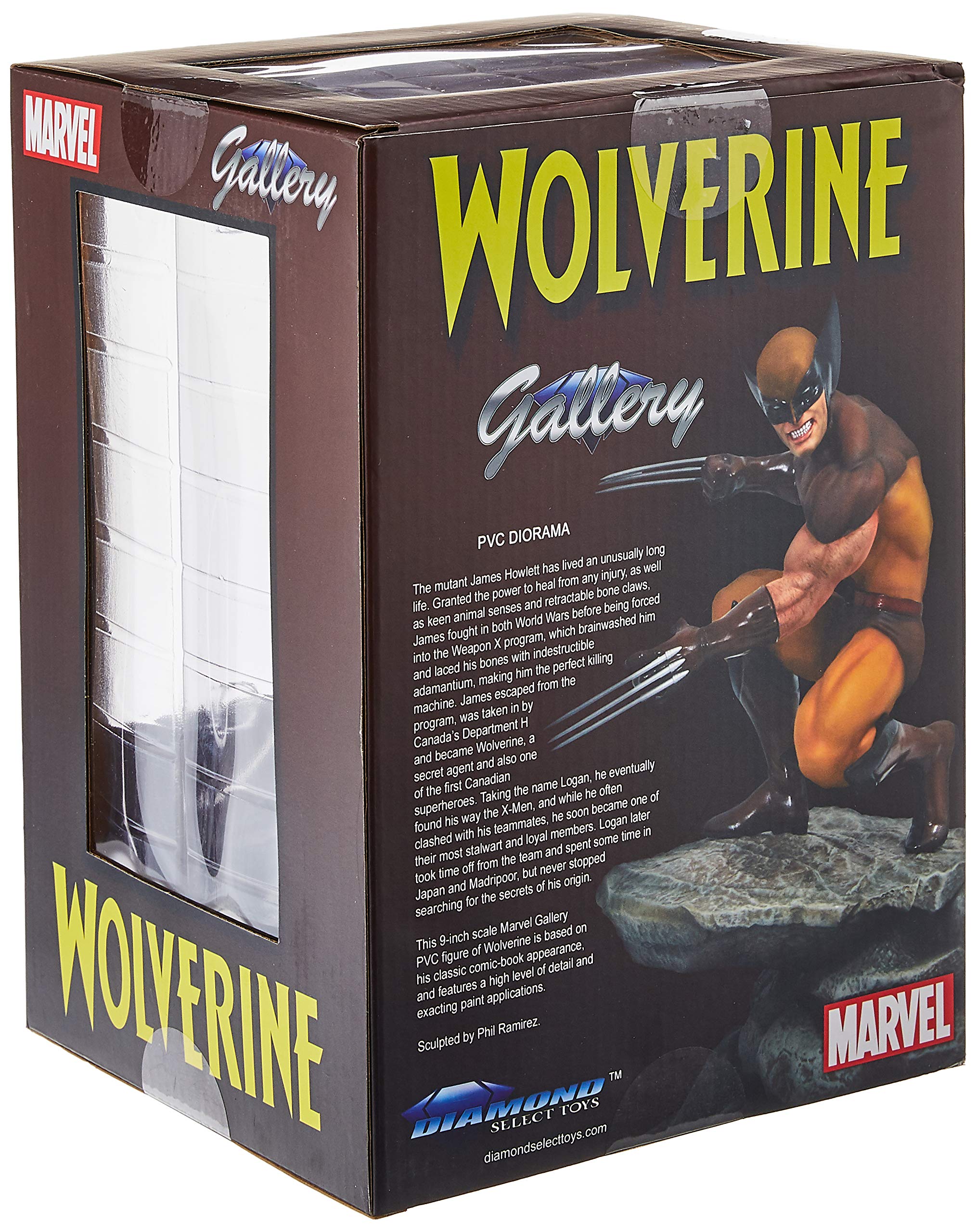 Foto 5 pulgar | Figura Diamond Select Toys Marvel Gallery Wolverine De 23 Cm - Venta Internacional.