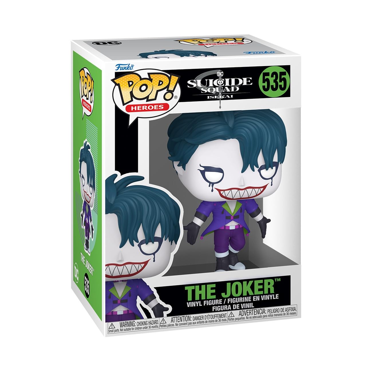 Foto 2 pulgar | Figura De Vinilo Coleccionable Funko Pop Animation Dc Suicide Squad Isekai The Joker - Venta Internacional.