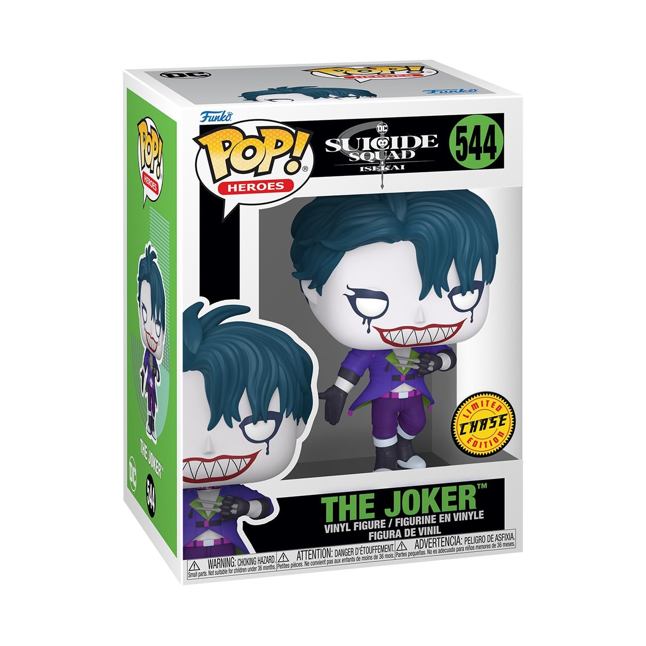 Foto 4 pulgar | Figura De Vinilo Coleccionable Funko Pop Animation Dc Suicide Squad Isekai The Joker - Venta Internacional.