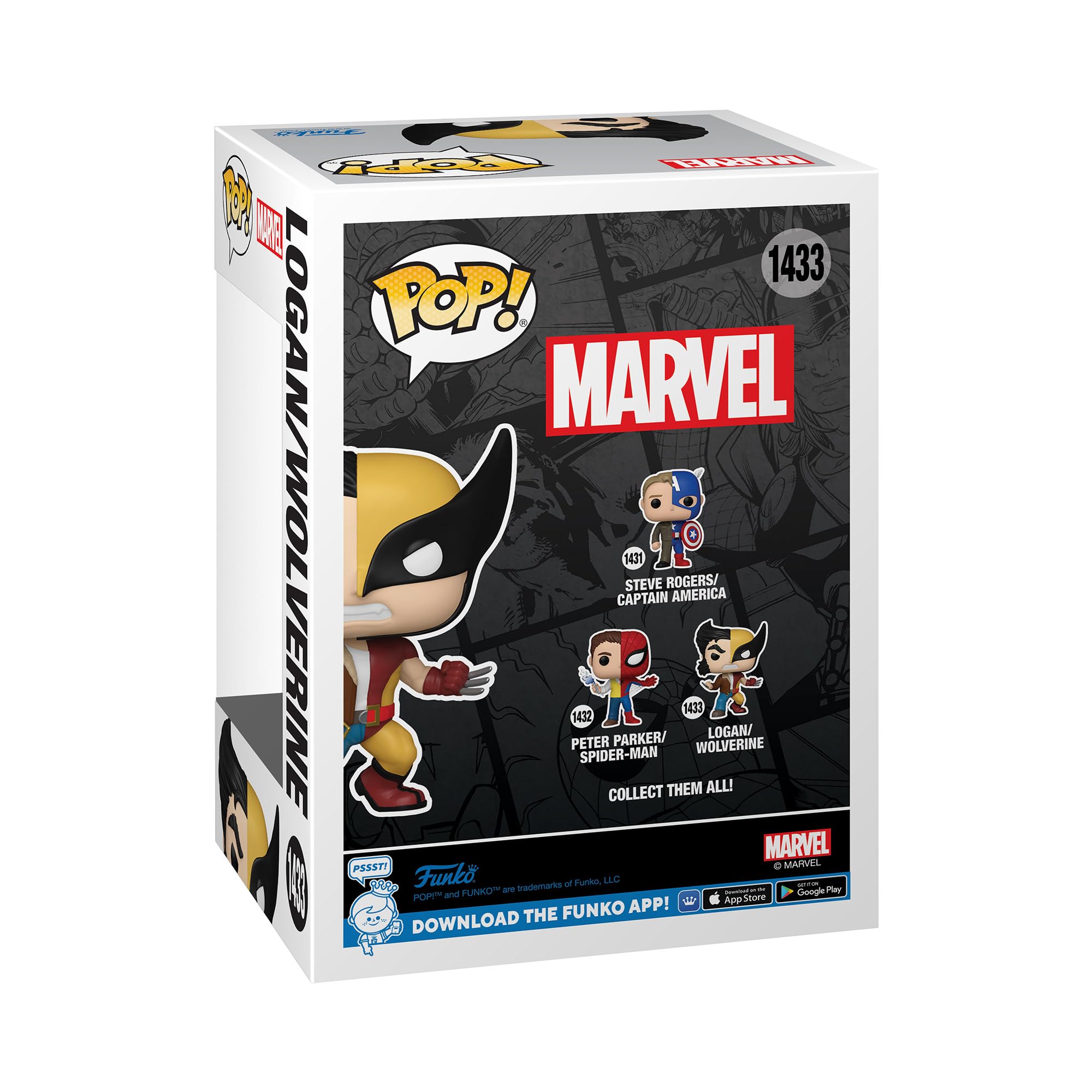 Foto 4 pulgar | Figura De Vinilo Funko Pop Marvel Split Wolverine/logan 9,5 Cm - Venta Internacional.