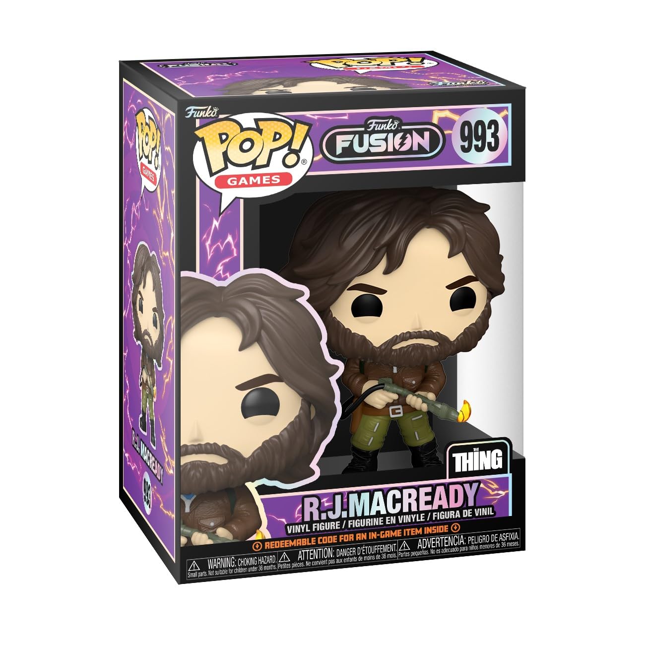 Foto 2 pulgar | Figura De Vinilo Funko Pop! Games Fusion, R.j. Macready, The Thing - Venta Internacional.
