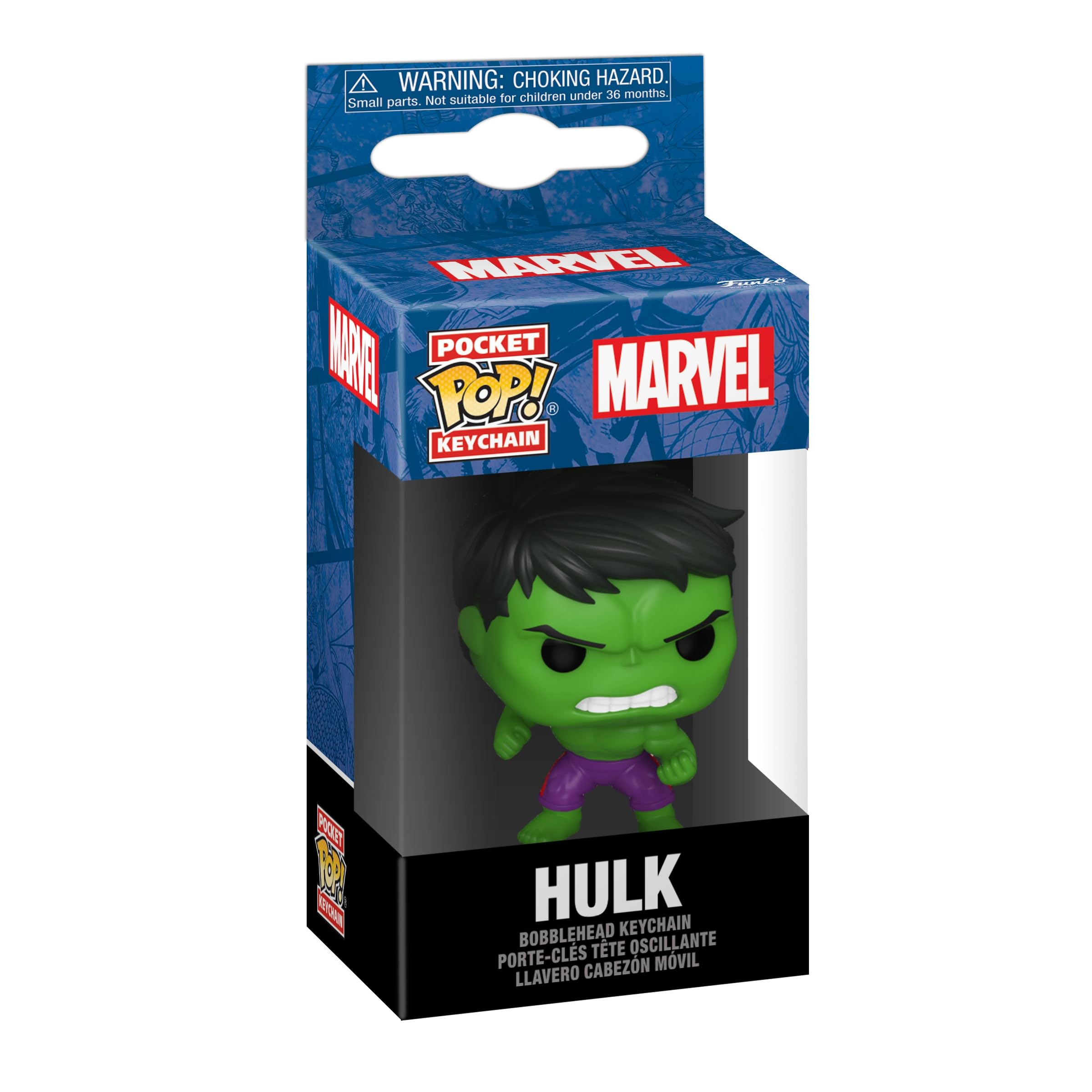 Foto 3 pulgar | Llavero Funko Pop! Marvel Hulk Marvel Comics 11,76 Cm - Venta Internacional.
