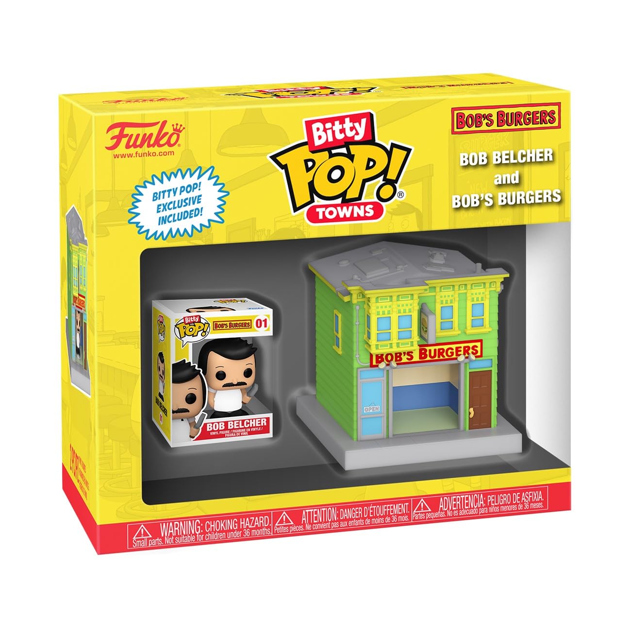 Foto 2 pulgar | Funko Pop! De Colección Bitty Town Bob's Burgers, Bob Belcher - Venta Internacional.