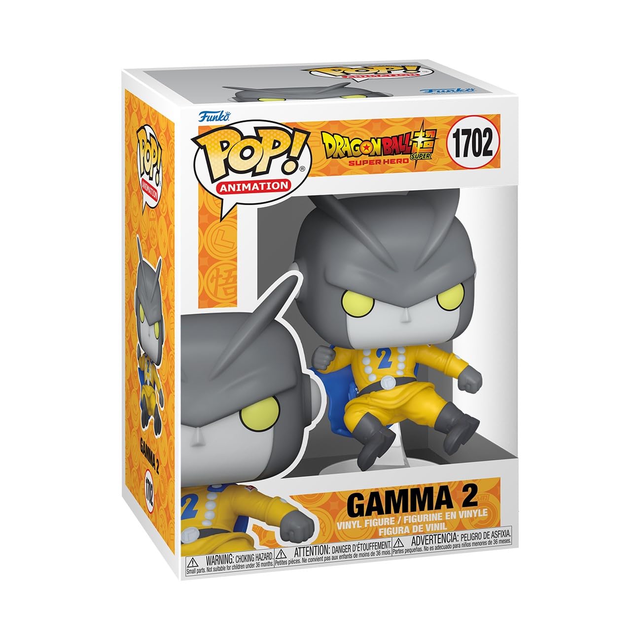 Foto 2 pulgar | Figura De Vinilo Coleccionable Funko Pop Animation Dragonball Super Super Hero Gamma 2 Dragon Ball - Venta Internaciona