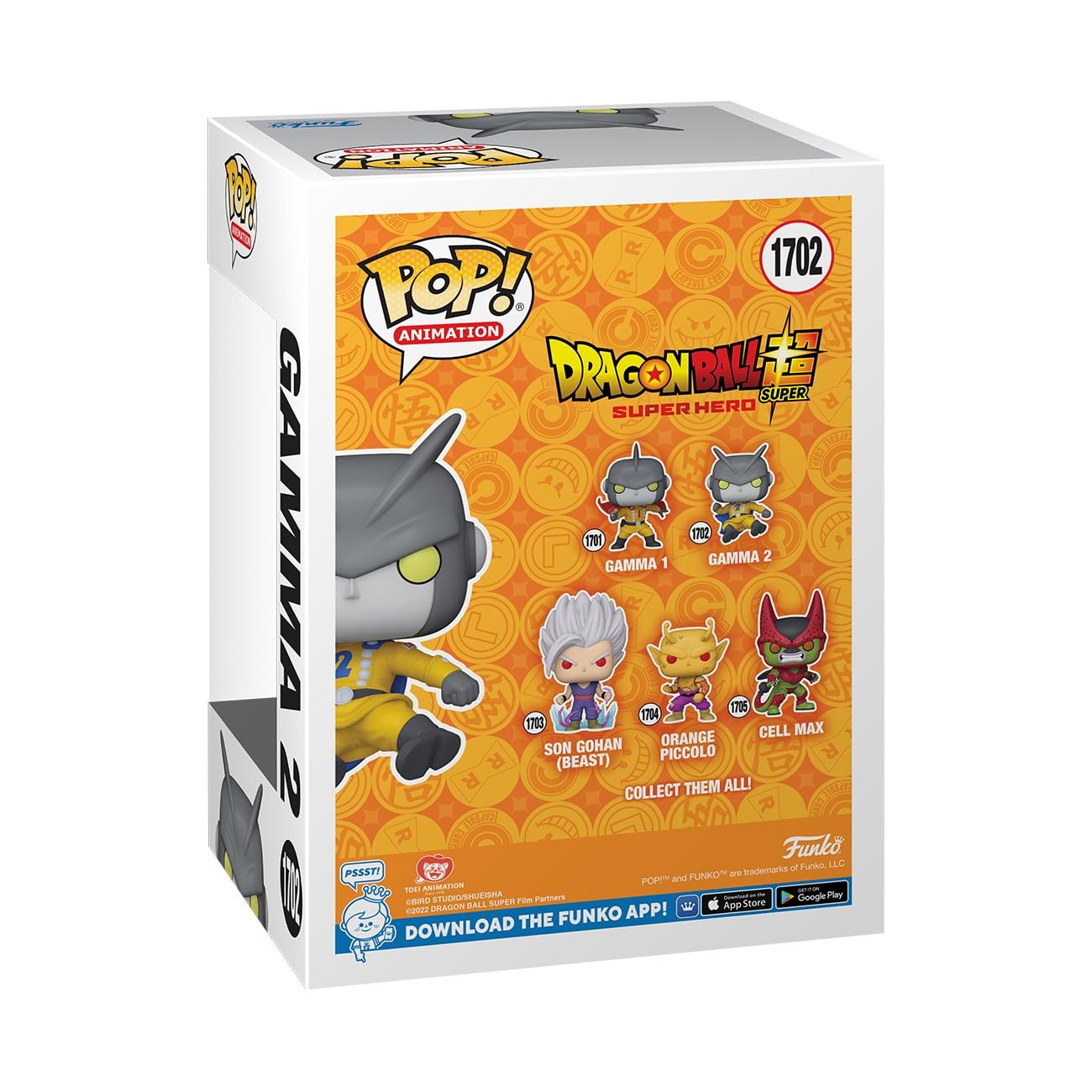 Foto 3 | Figura De Vinilo Coleccionable Funko Pop Animation Dragonball Super Super Hero Gamma 2 Dragon Ball - Venta Internaciona