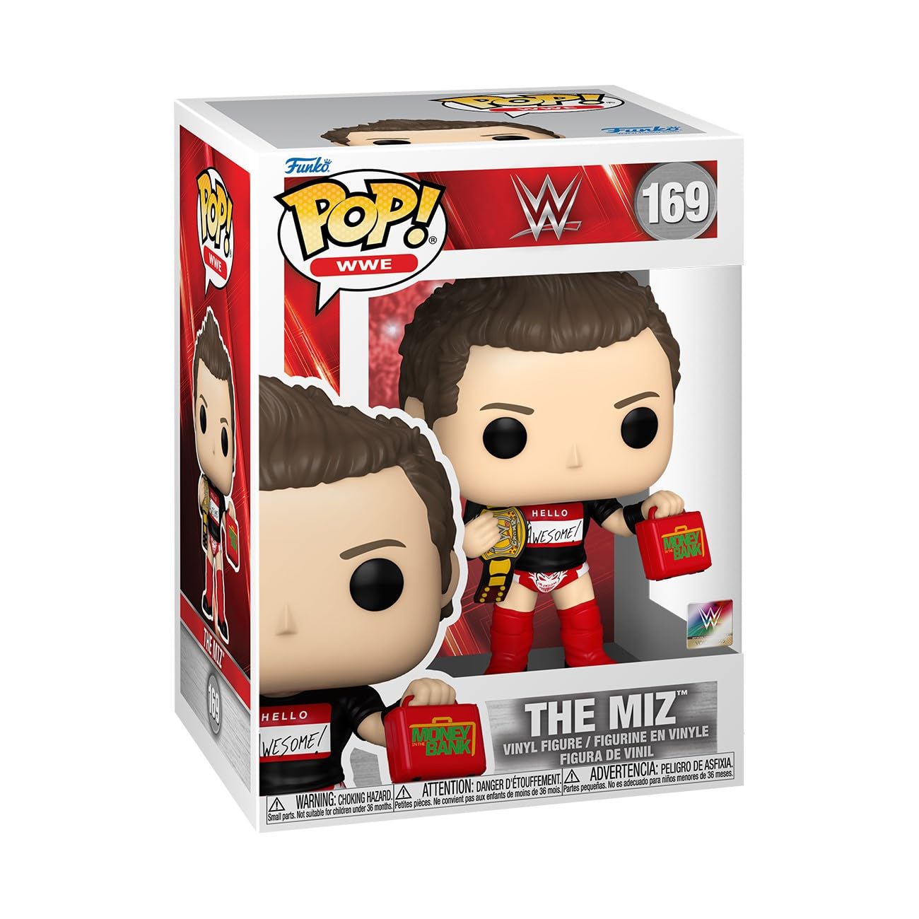 Foto 2 pulgar | Figura De Vinilo Coleccionable Funko Pop Wwe The Miz 9,5 Cm - Venta Internacional.