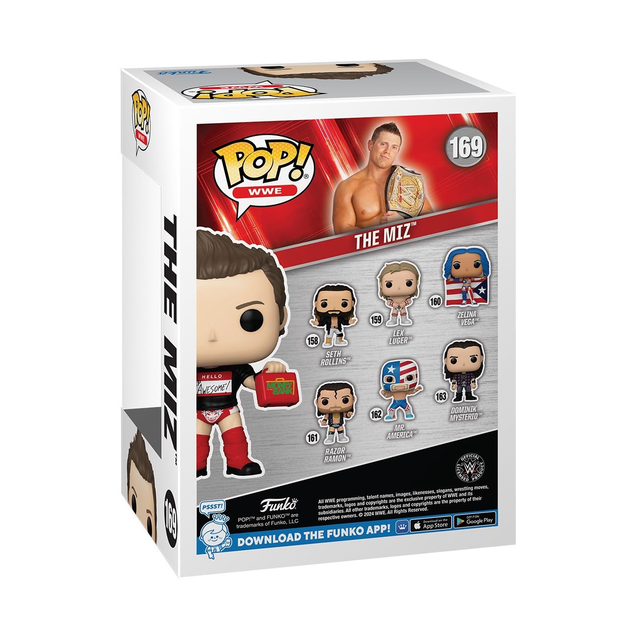 Foto 4 pulgar | Figura De Vinilo Coleccionable Funko Pop Wwe The Miz 9,5 Cm - Venta Internacional.