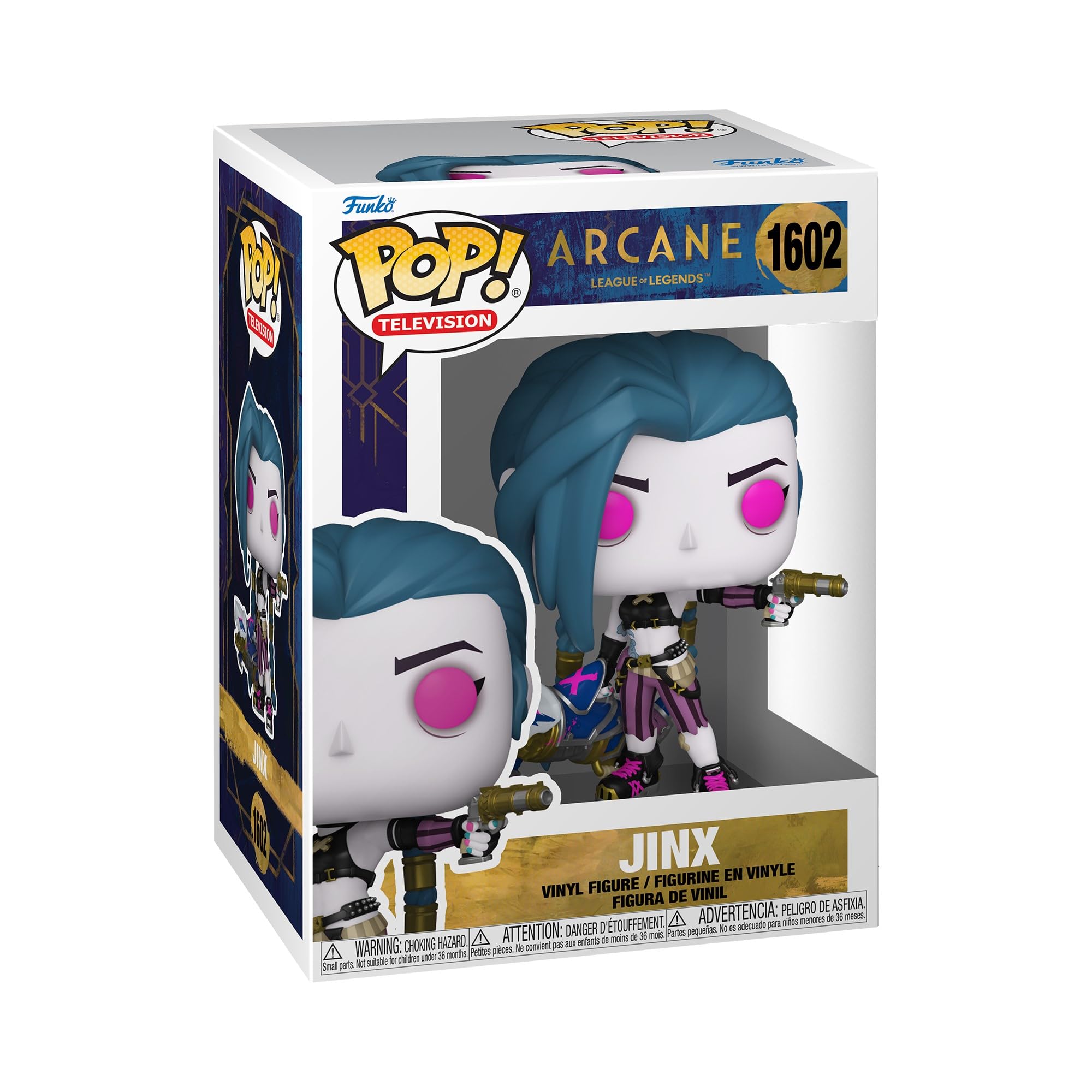 Foto 2 pulgar | Figura De Vinilo Funko Pop Tv Arcane Lol Jinx League Of Legends - Venta Internacional.