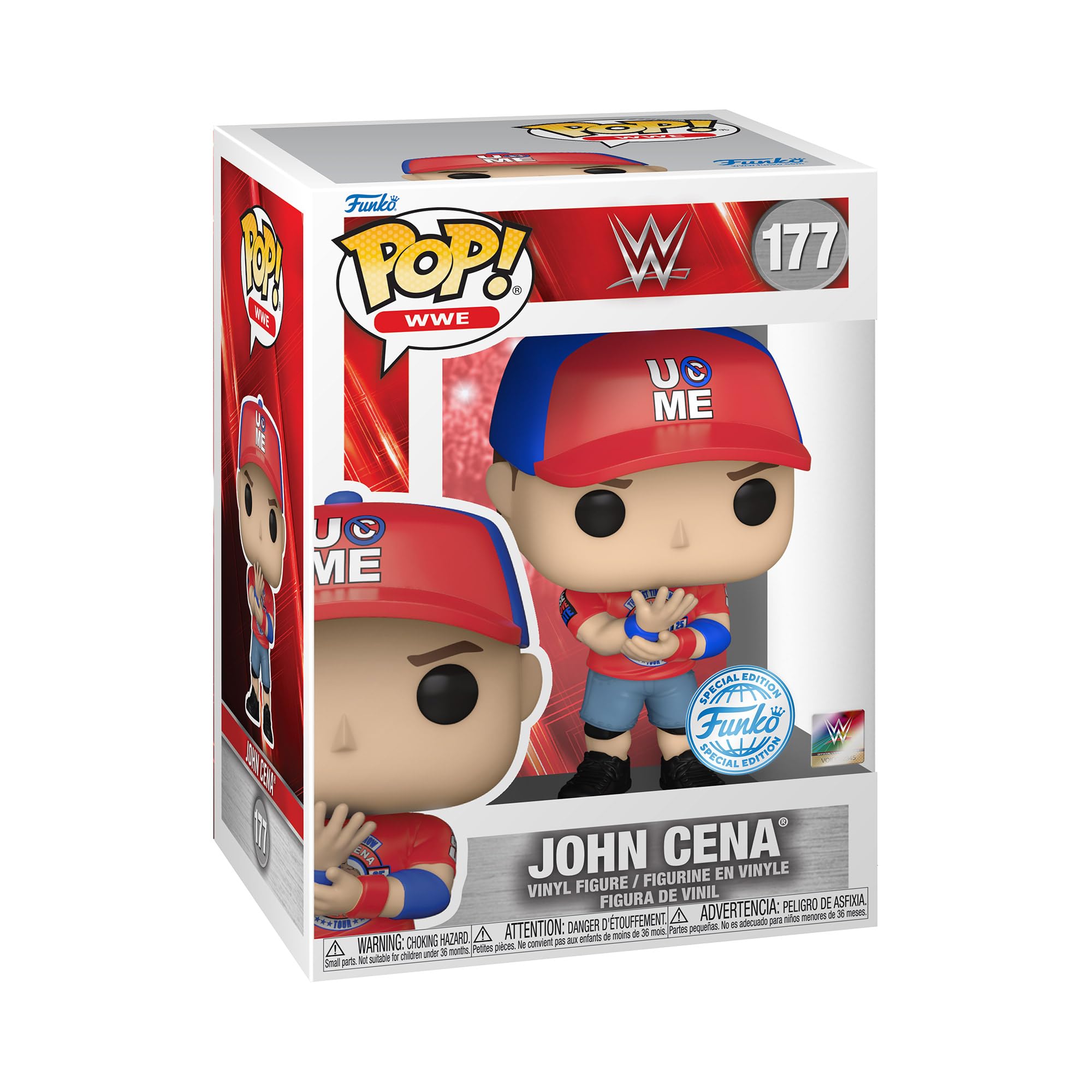Foto 2 pulgar | Figura De Vinilo Coleccionable Funko Pop! John Cena De La Wwe, 9,5 Cm - Venta Internacional.