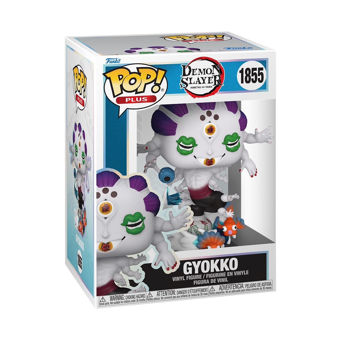 Foto 2 pulgar | Figura De Vinilo Funko Pop Plus Demon Slayer Gyokko 9,5 Cm - Venta Internacional.