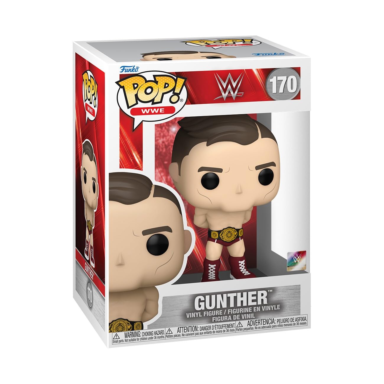 Foto 2 pulgar | Figura De Vinilo Coleccionable Funko Pop Wwe Gunther 9,5 Cm - Venta Internacional.