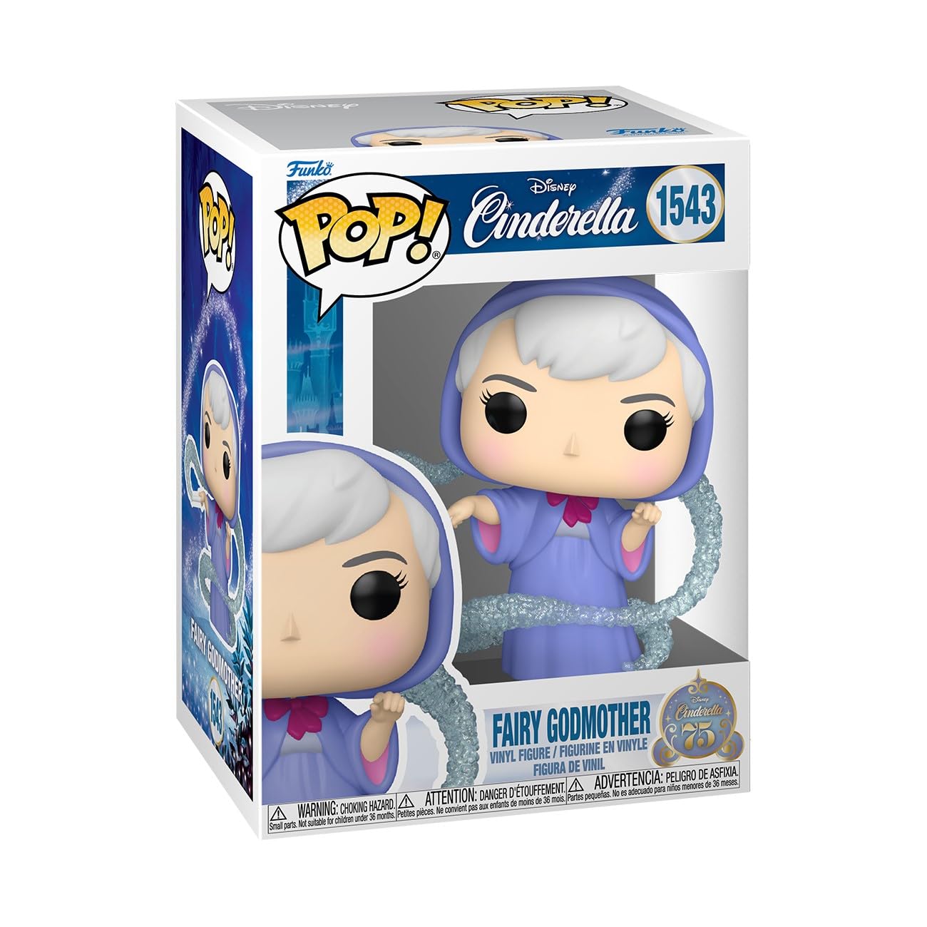 Foto 1 | Figura De Vinilo Coleccionable Funko Pop Disney Cinderella 75th - Venta Internacional.
