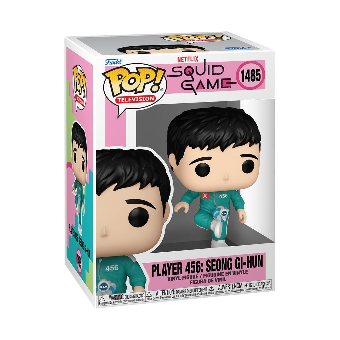 Foto 1 | Figura De Vinilo Funko Pop Tv Squid Game Player 456 Seong Gi-hun - Venta Internacional.