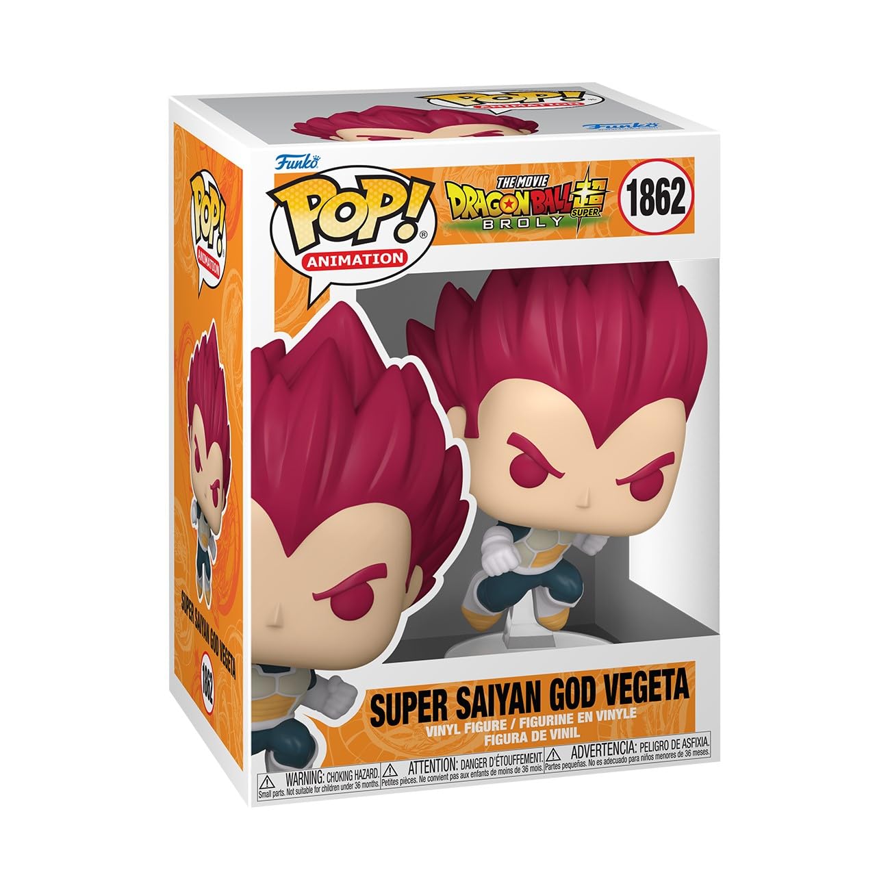 Foto 2 pulgar | Figura De Vinilo Coleccionable Funko Pop Animation Dragon Ball Super Broly Ssg Vegeta - Venta Internacional.