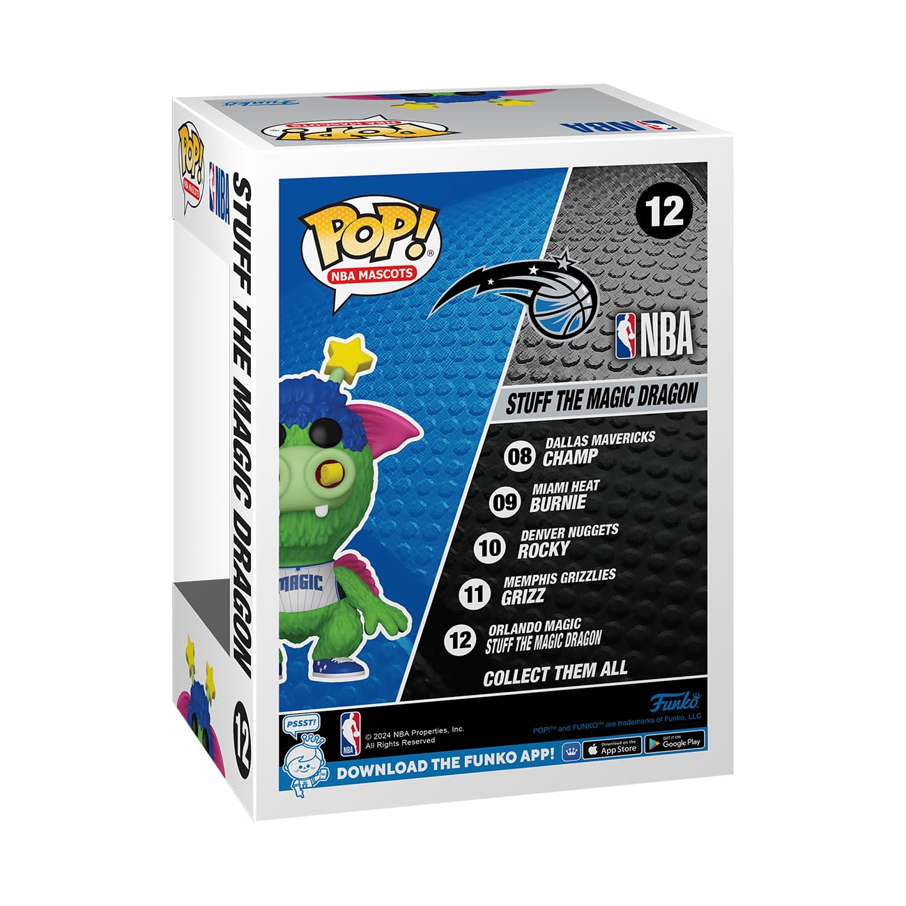 Foto 4 pulgar | Figura De Vinilo Coleccionable Funko Pop! Mascotas De La Nba: Orlando - Venta Internacional.