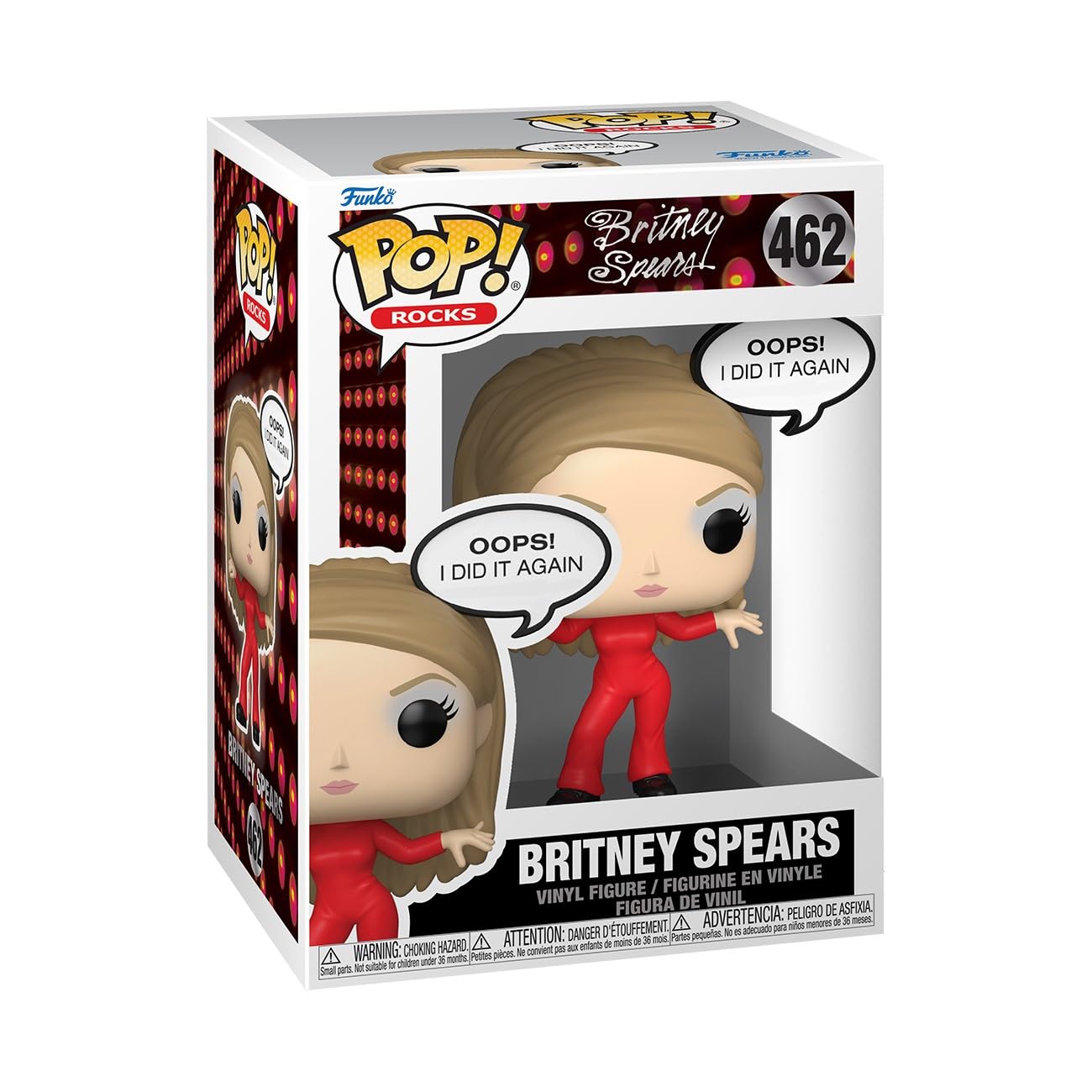 Foto 2 pulgar | Figura De Vinilo Funko Pop Sayings Britney Spears Oops I Did It Again - Venta Internacional.